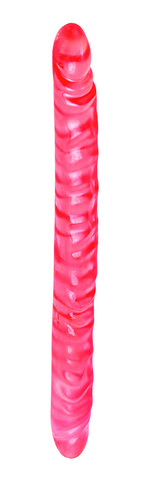 Translucence Slim Jim Duo Double Dong 17.5 Inch - Pink main