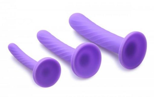 Tri-Play 3 Piece Silicone Dildo Set second