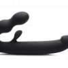 Tri-Volver 7X Vibrating Strapless Strap On Black second