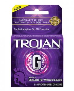 Trojan G-Spot Stimulate Her Where It Counts Box Of 3 main