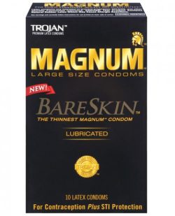 Trojan Magnum Bareskin Condoms 10 Count Box main