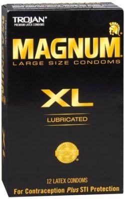 Trojan magnum xl lubricated condom - box of 12 main