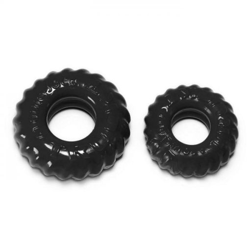 Truck Tire Cock & Ball Ring Black 2 Pack second