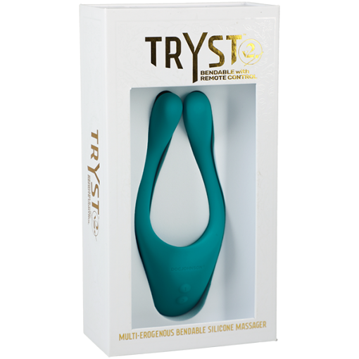 Tryst V2 Bendable Multi Zone Massager Remote Teal second