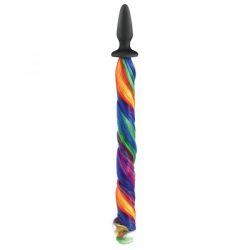 Unicorn Tails Rainbow Butt Plug main
