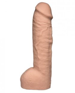 Vac-U-Lock Hung Realistic Dildo Attachment 12 Inches Beige main