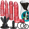 Vac-U-Lock Vibrating Crystal Jellies Set Wireless Remote Pink main