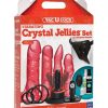 Vac-U-Lock Vibrating Crystal Jellies Set Wireless Remote Pink second