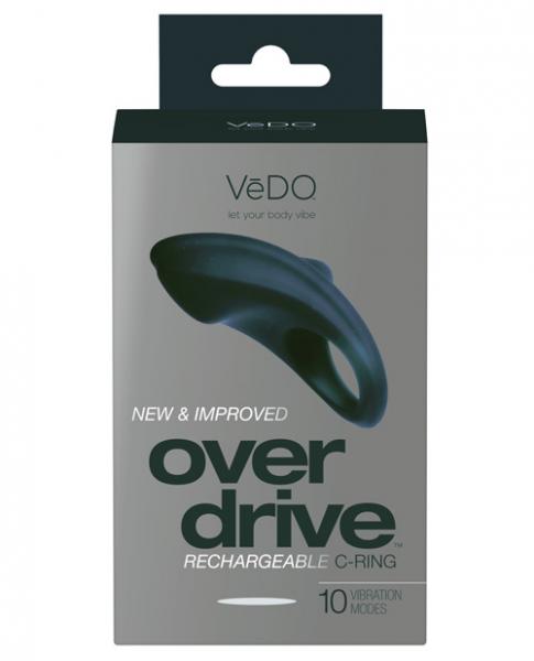 Vedo Overdrive Plus Rechargeable Cock Ring Black second
