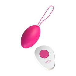 Vedo Peach Rechargeable Egg Vibe Foxy Pink main