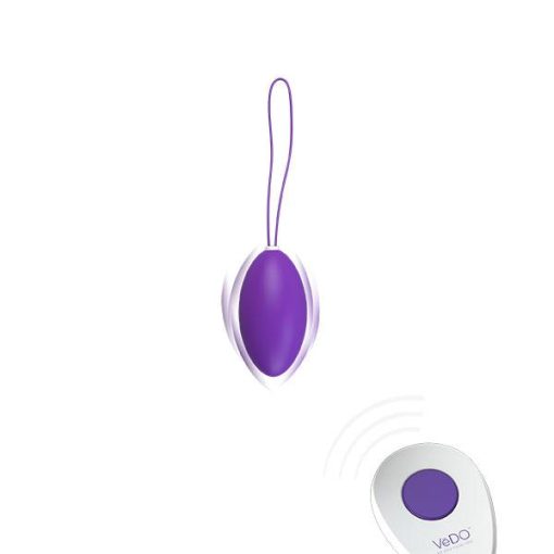 Vedo Peach Rechargeable Egg Vibe Into You Indigo second