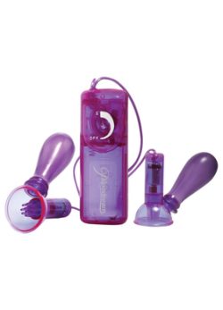 Vibrating Nipple Pumps Purple main