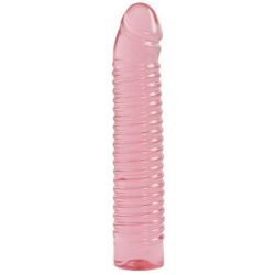 Vivid Ribbed Jellie Cock Sunrise - Pink main