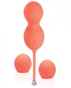 We-Vibe Bloom Coral Kegel Balls Orange main