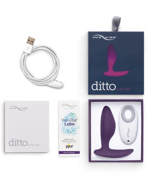 We-Vibe Ditto Purple Vibrating Butt Plug second