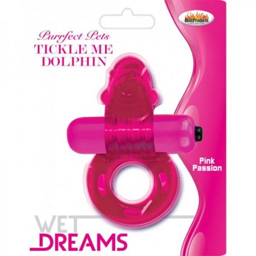 Wet dreams purrfect pets tickle me dolphin ring pink second