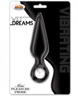 Wet Dreams Vibrating Mini Pleasure Probe Black main