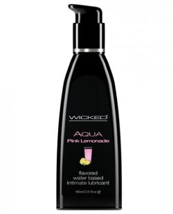 Wicked Aqua Pink Lemonade Flavored Lubricant 2oz main