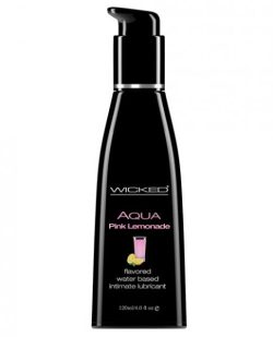 Wicked Aqua Pink Lemonade Flavored Lubricant 4oz main