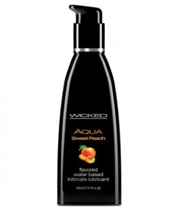 Wicked Aqua Sweet Peach Flavored Lubricant 2oz main