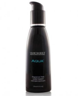 Wicked sensual care collection fragrance free 4oz lubricant - aqua - w main