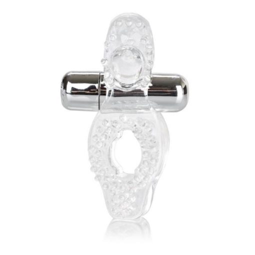 Wireless passion enhancer clear vibrating cock ring second