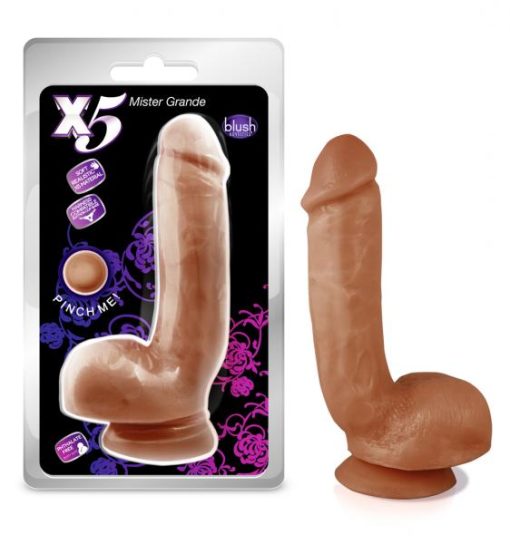 X5 Mister Grande Latin Brown Dildo second