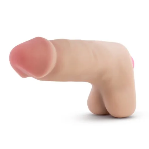 X5 Plus 7 inches Vibrating Cock Beige Dildo - Image 4