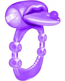 Xtreme Vibe Pierced Tongue Purple Ring main