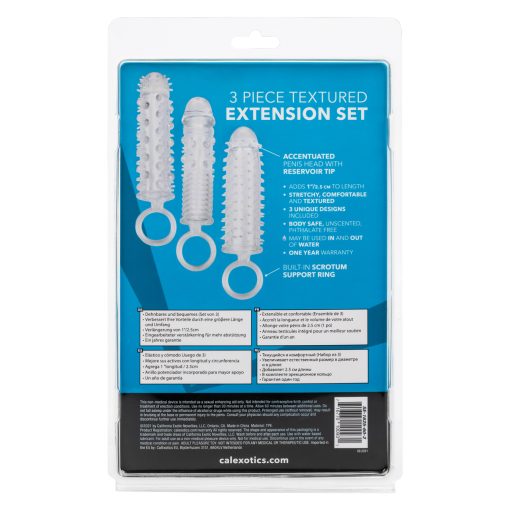 3 Piece Textured Extension Set 2