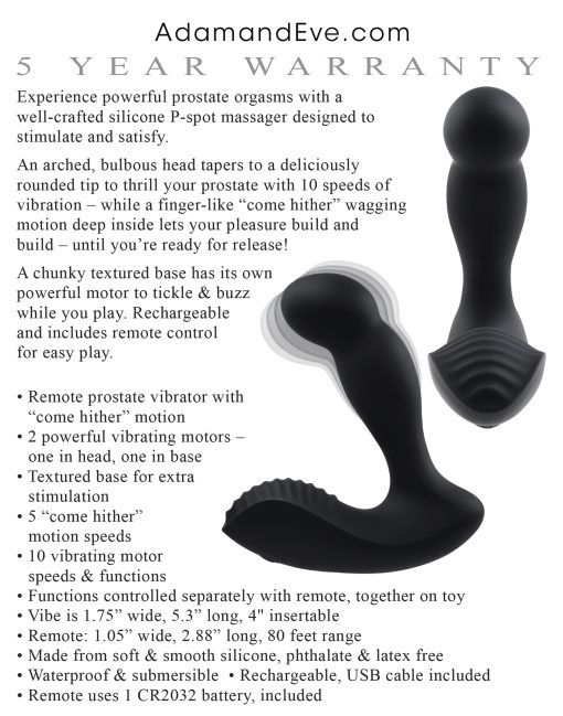 Adam & Eve Adams Come Hither Prostate Massager 1