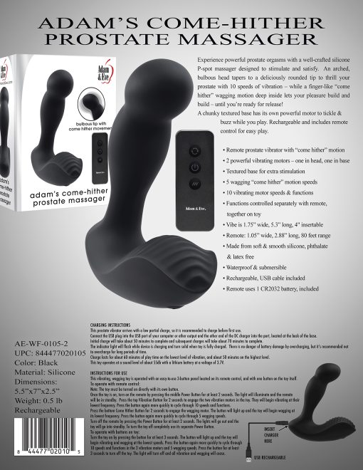 Adam & Eve Adams Come Hither Prostate Massager 2