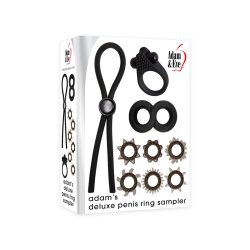 Adam & Eve Adams Deluxe Penis Ring Sampler Cock & Ball Gear Main Image