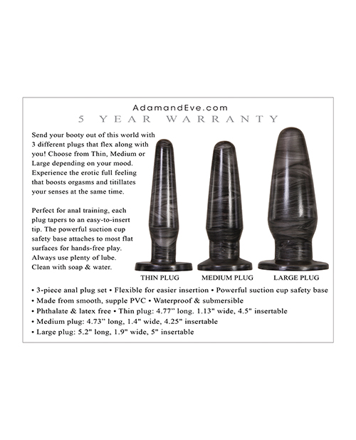 Adam & eve anal rockets training set anal trainer kits 3