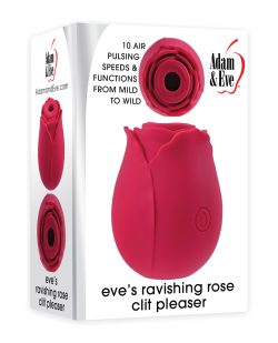 Adam & Eve Eves Ravishing Rose Clit Pleaser Rechargeable Vibrators Main Image