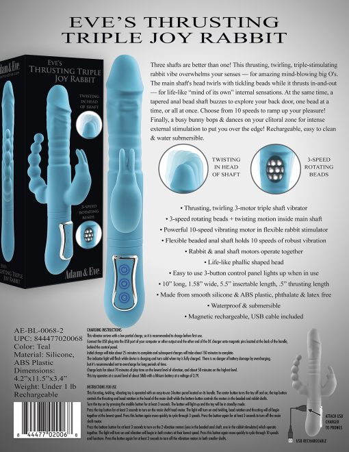 Adam & Eve Eves Thrusting Triple Joy Rabbit - Image 4
