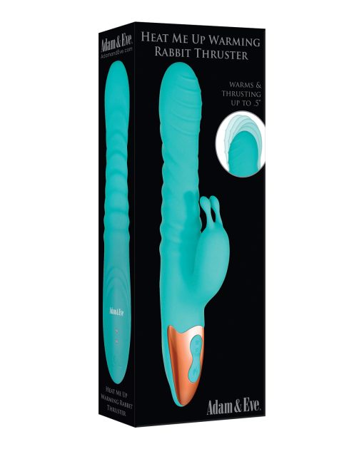 Adam & Eve Heat Me Up Warming Rabbit Thruster Rechargeable Vibrators Main Image