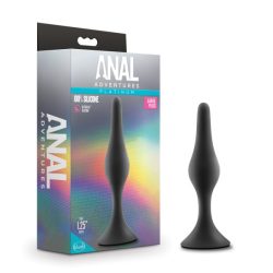 Anal Adventures Beginner Anal Plug Large Black Prostate Massagers Main Image