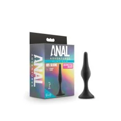 Anal Adventures Beginner Anal Plug Medium Black Prostate Massagers Main Image