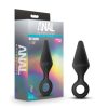 Anal Adventures Loop Plug Large Black Huge Butt Plugs Main Image