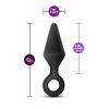 Anal Adventures Loop Plug Medium Black - Image 4