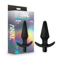 Anal Adventures Vibrating Plug Black Small & Medium Plugs Main Image