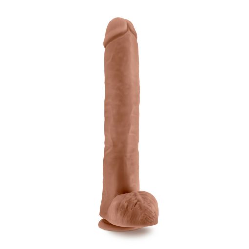 Au Naturel Daddy 14In Dildo Mocha - Image 3