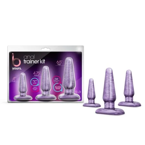 B Yours Anal Trainer Kit Purple Swirl Anal Trainer Kits Main Image