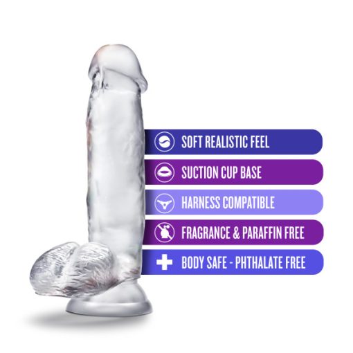 B Yours Diamond Gleam Clear Small & Medium Dildos 3