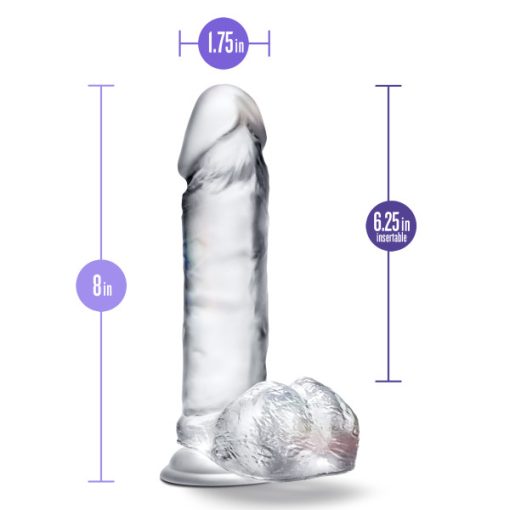 B Yours Diamond Glimmer Clear Large Dildos 3