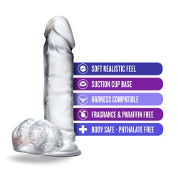 B Yours Diamond Glimmer Clear Large Dildos Main Image