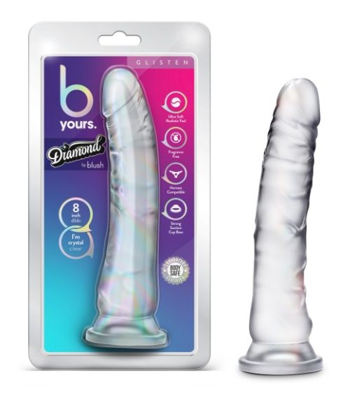 B Yours Diamond Glisten Clear Large Dildos Main Image