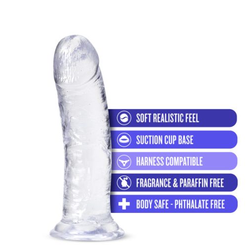 B Yours Plus Roar N Ride Clear Large Dildos 3