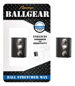 Ballgear Ball Stretcher Max Black Cock Rings Main Image